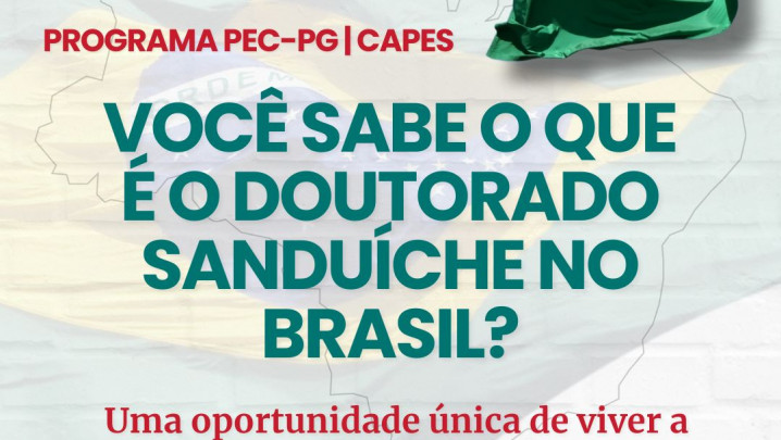 Chamada PEC-PG Capes: DOUTORADO SANDUÍCHE NO BRASIL